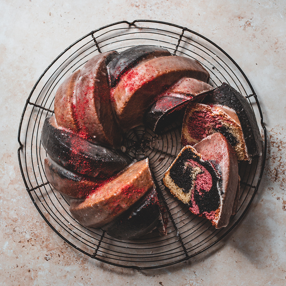 Neapolitan Marble Bundt Cake