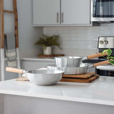 Naturals Cookware collection in kitchen