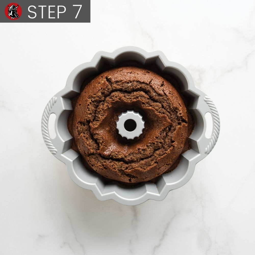 Step 7 Cake cooling in pan