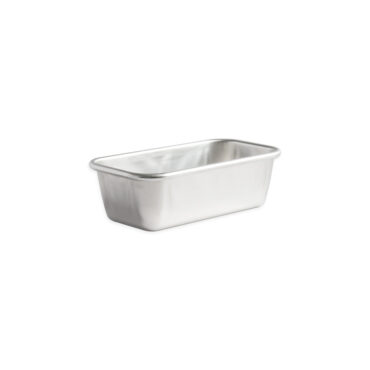 Nordic Ware Naturals aluminum loaf pan, rectangular with straight sides, natural silver finish