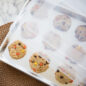 Half Sheet with Lid with baked cookies