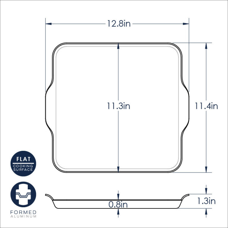Square Griddle King Nordic Ware
