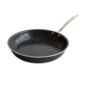 An image of a 12-inch skillet with a speckle ceramic coating on a white background, designed for efficient cooking.