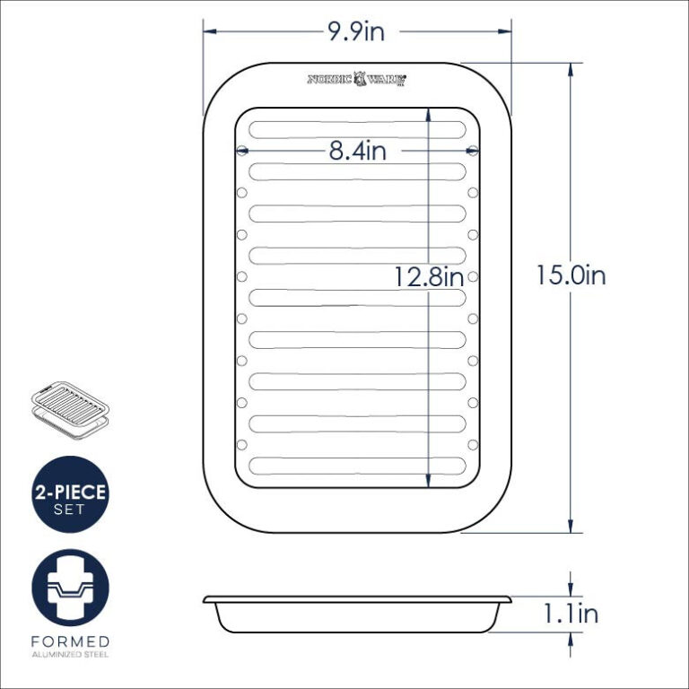 Naturals® Classic Broiler Pan Aluminum Broil Pan Nordic Ware
