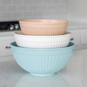 stacking of prep and serve bowls