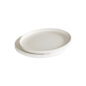white background of 2 meal plates in the center.