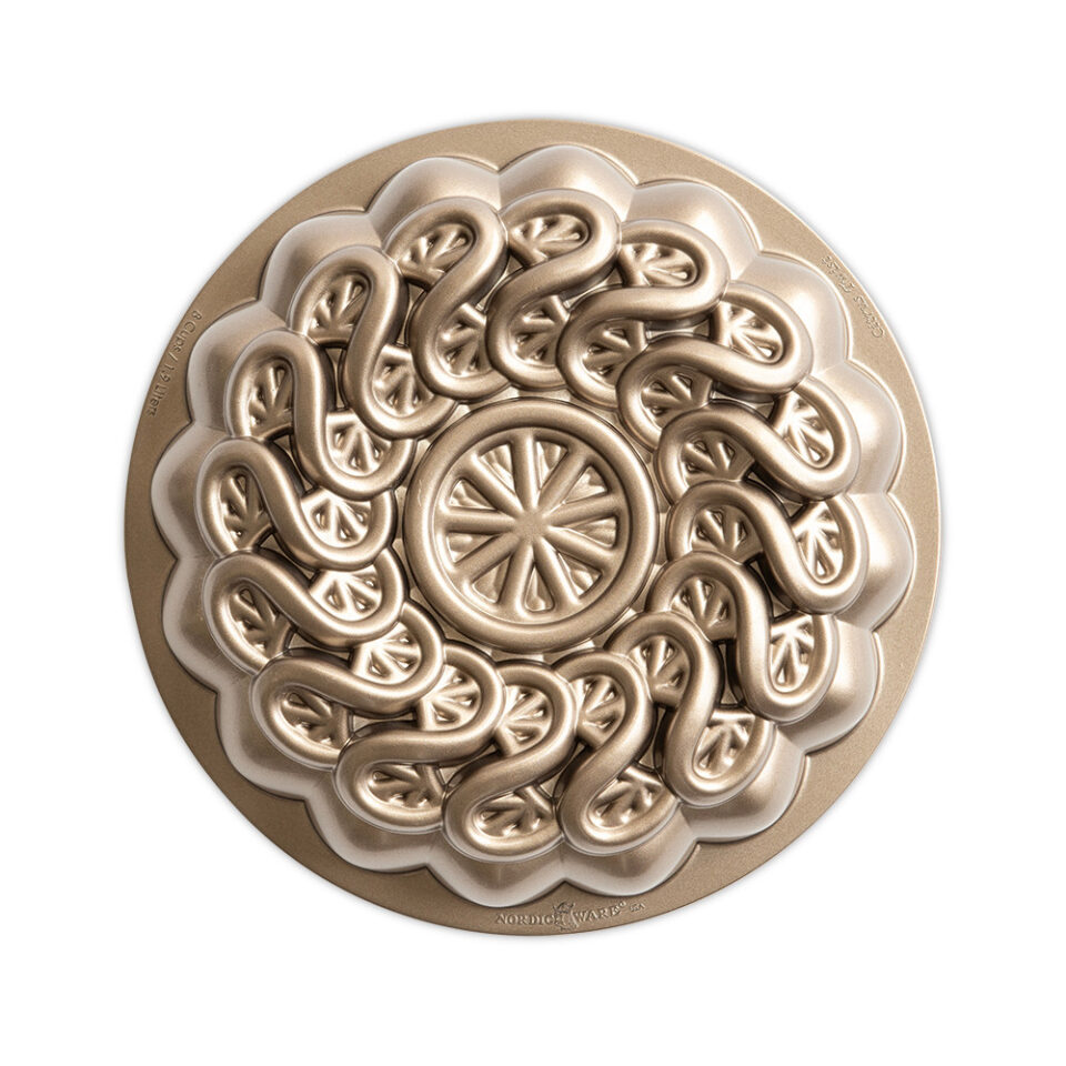 Citrus Twist Cake Pan Cast Aluminum Bakeware Nordic Ware
