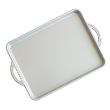 ProCast Baking Sheet placed on a white background - A high-quality baking sheet designed for professional and home chefs alike.