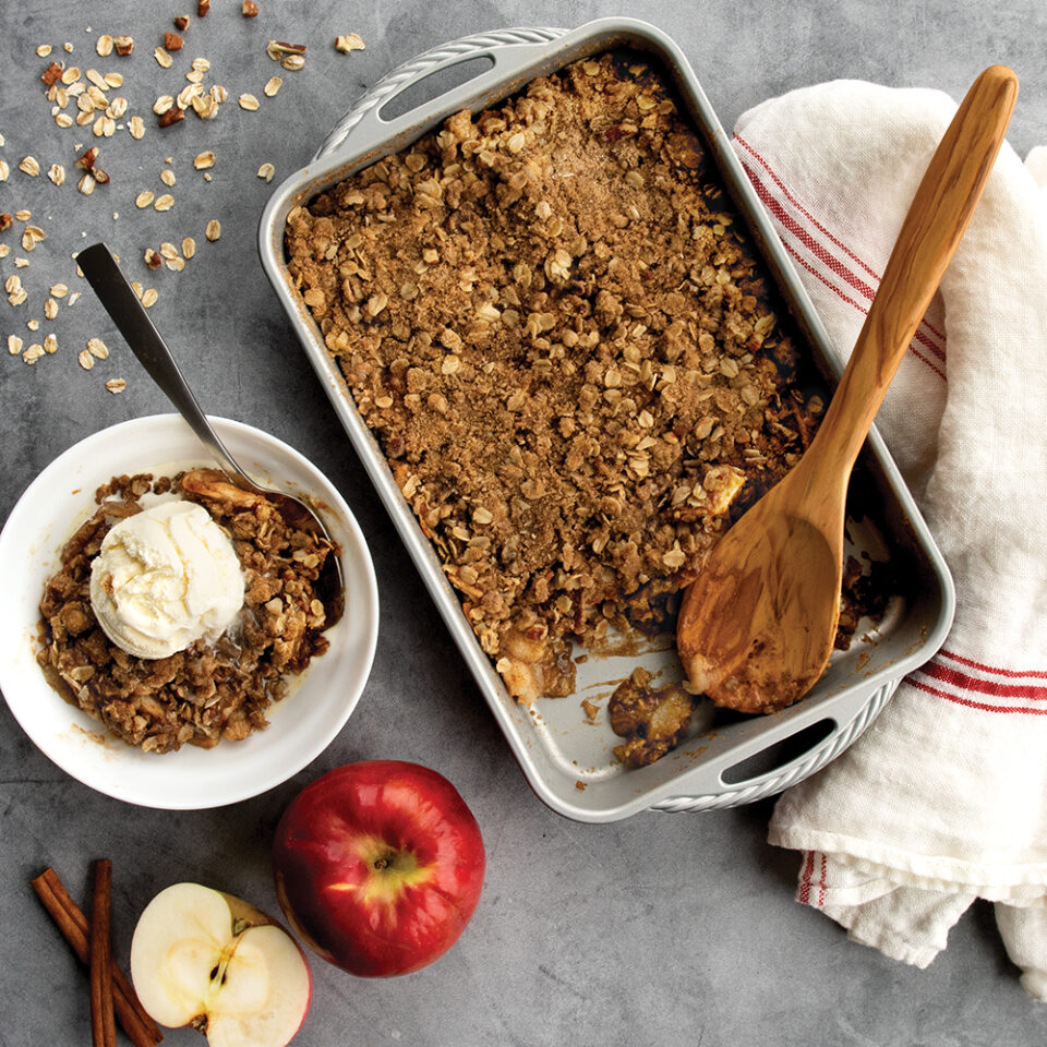 Spiced Apple Crisp Nordic Ware