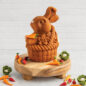 Baked Bunny in a Basket 3D Cake