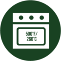 Oven-safe to 500˚ F