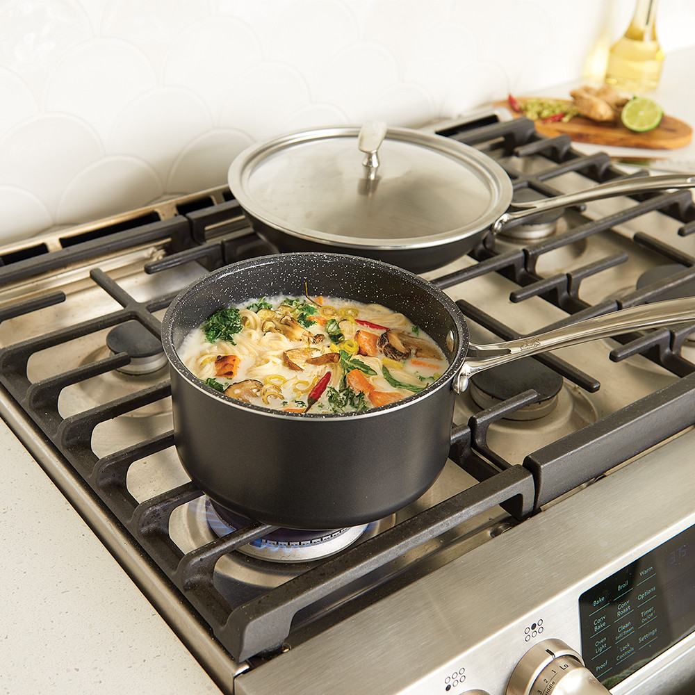 Basalt 9 Piece Complete Cookware Set | Ceramic Coated Cookware