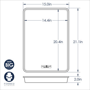 big batch pan dimensional drawing