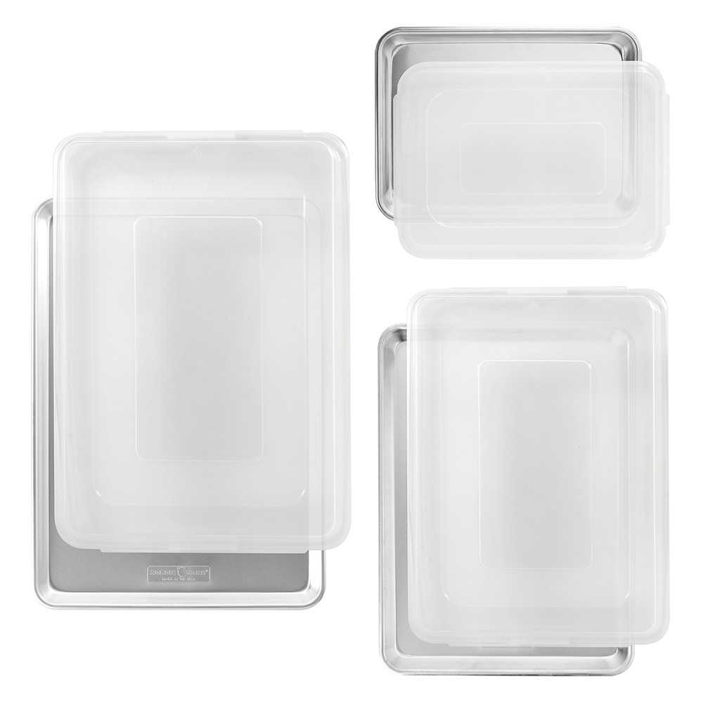 Naturals 6 Piece Baking Sheet & Lid Set View 1