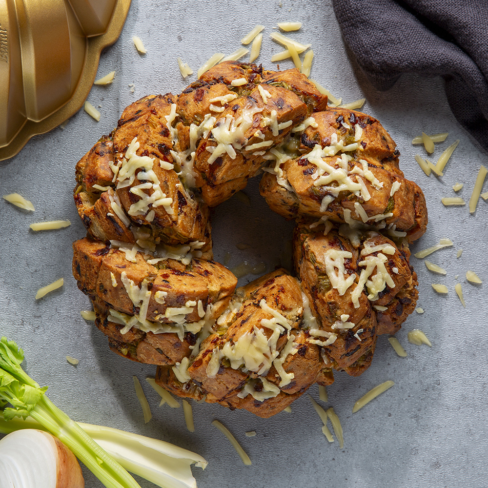 Visit Pull-Apart Savory Stuffing Bundt Recipe