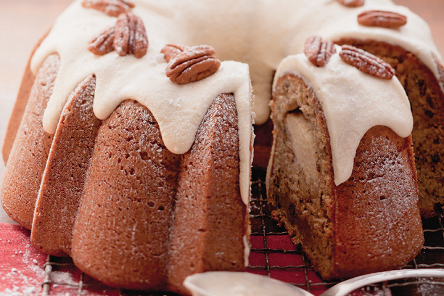 Tunnel of Cream Banana Nut Cake