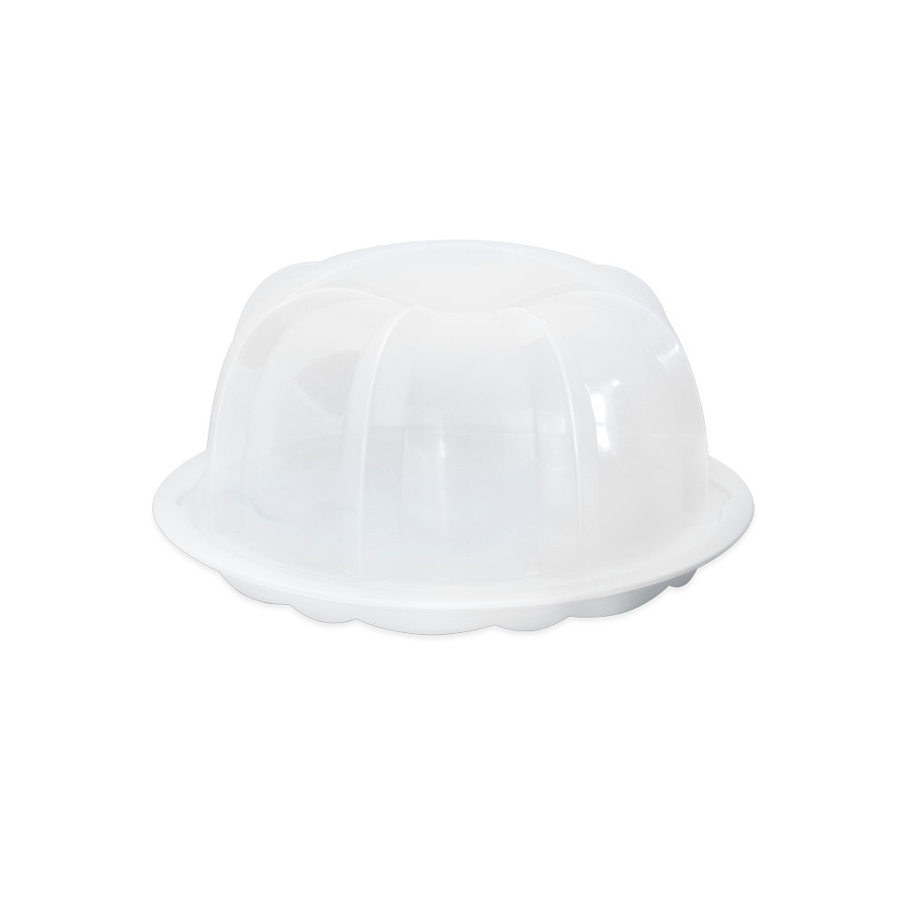 Transluscent Bundt® Cake Keeper - White View 1