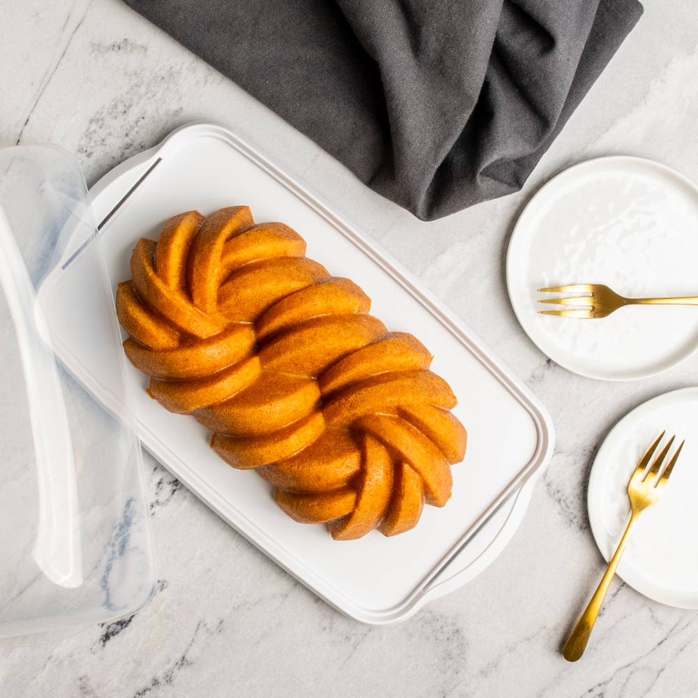 Loaf Cake Keeper - White View 2