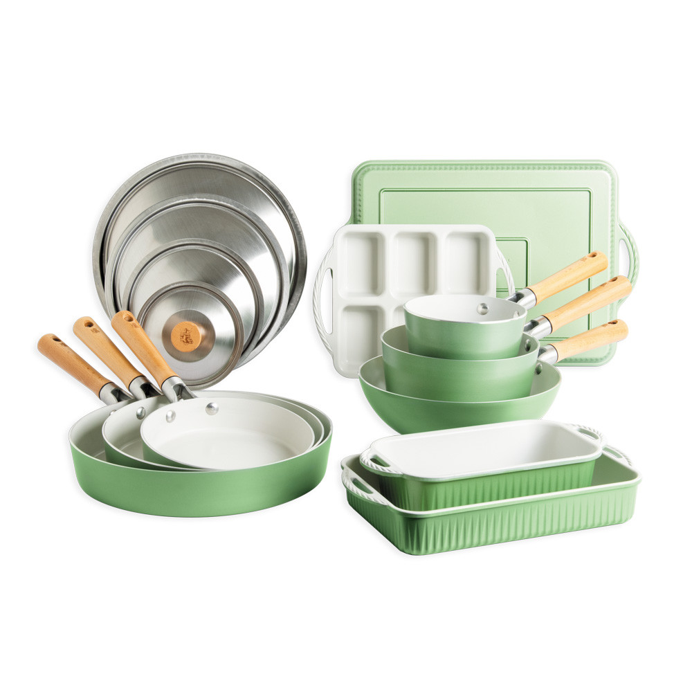 Cardamom™ 14 Piece Cookware and Bakeware Set View 1