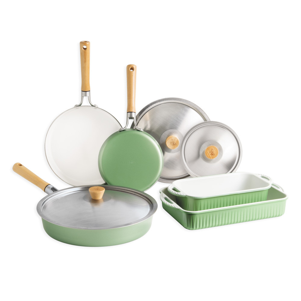 Cardamom 8 Piece Bakeware & Cookware Set View 1