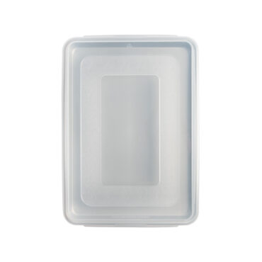 brilliant half sheet with lid overhead product image on white background
