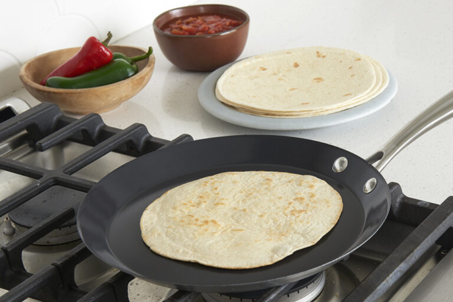 Sourdough flour tortillas