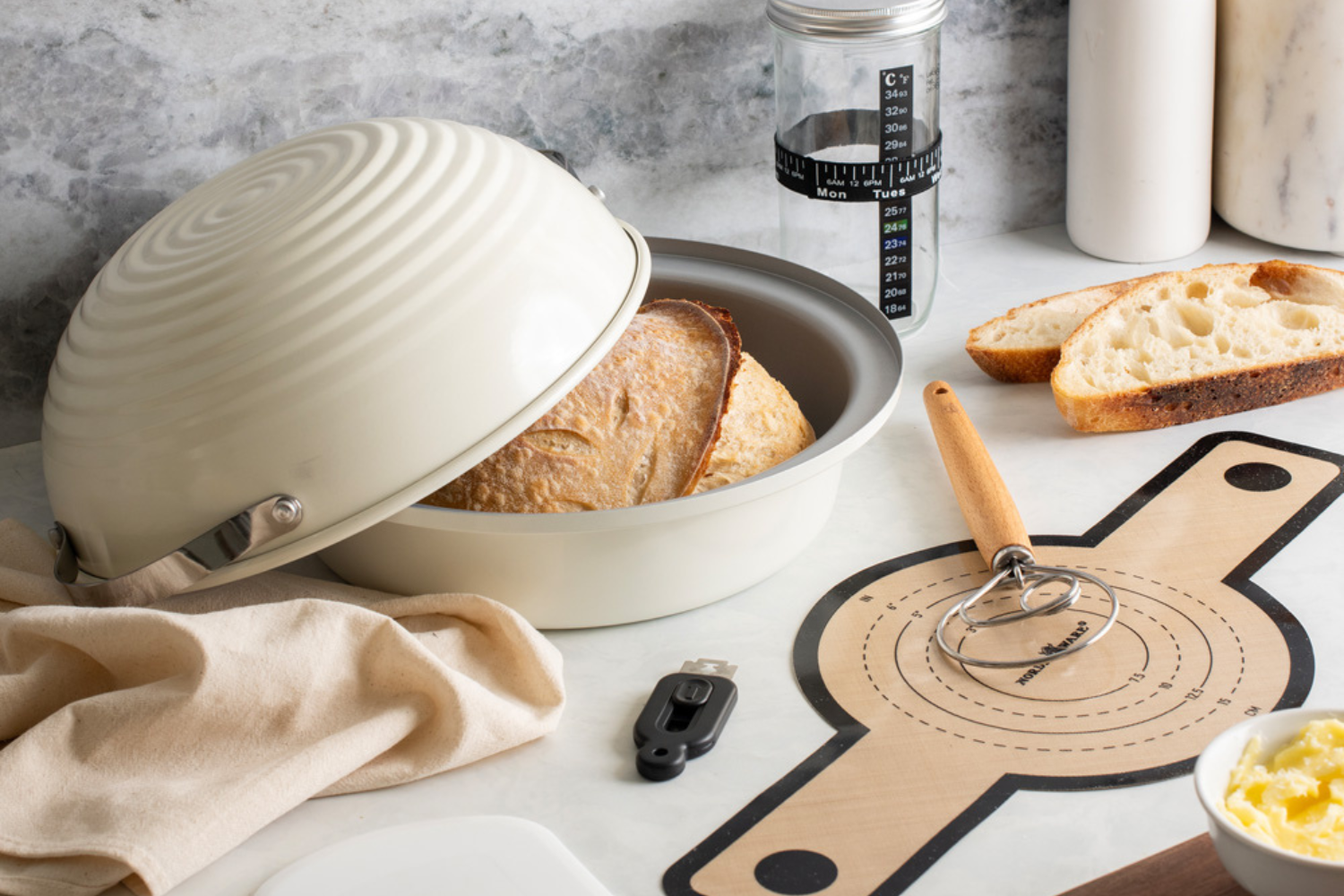 Basic 9 Piece Simply Sourdough Bread Baking Kit