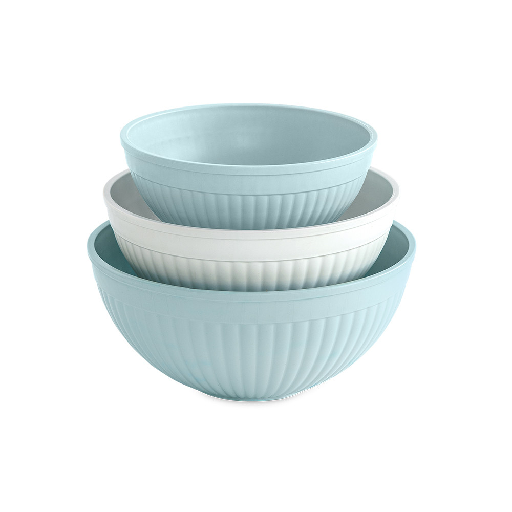 3 Piece Prep & Serve Bowl Set - Sea Glass Multi View 1