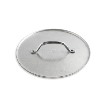 Nordic Ware Weighted Grill Press with stainless steel handle on white background