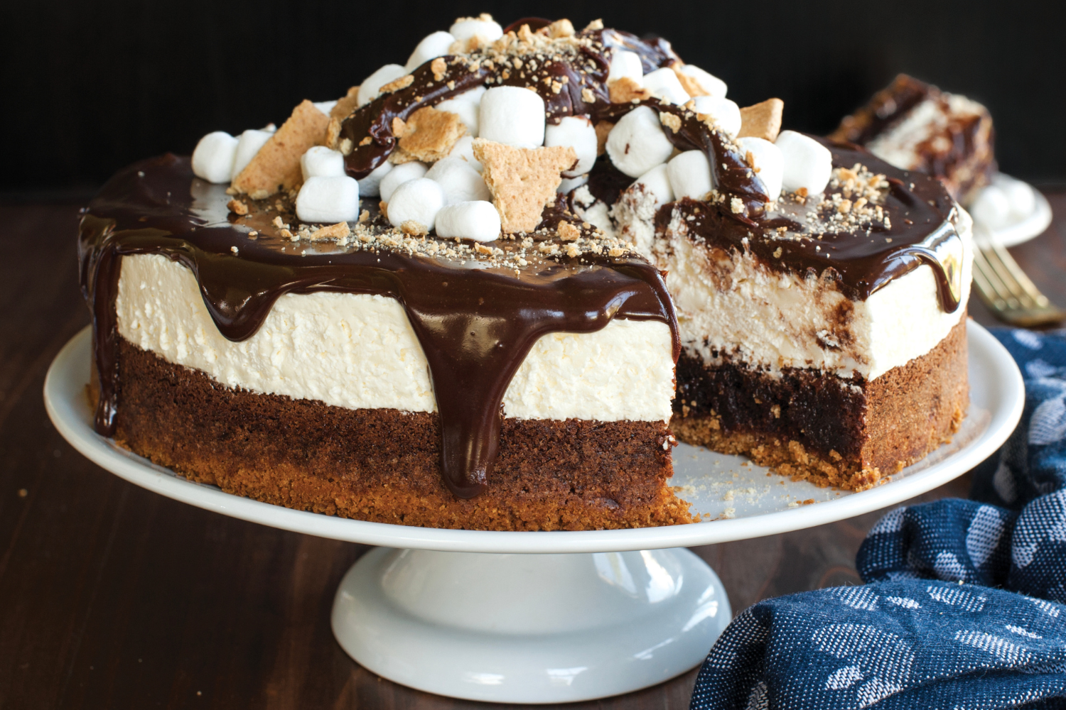 S'mores cheesecake