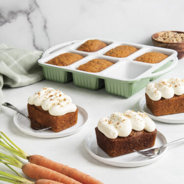 Visit Brown Butter Carrot Cake Mini Loaves with Whipped Cream Cheese Frosting Recipe
