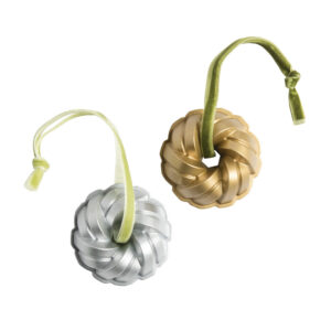 Set of 2 Collectible Cast Ornaments, Braided Bundt®